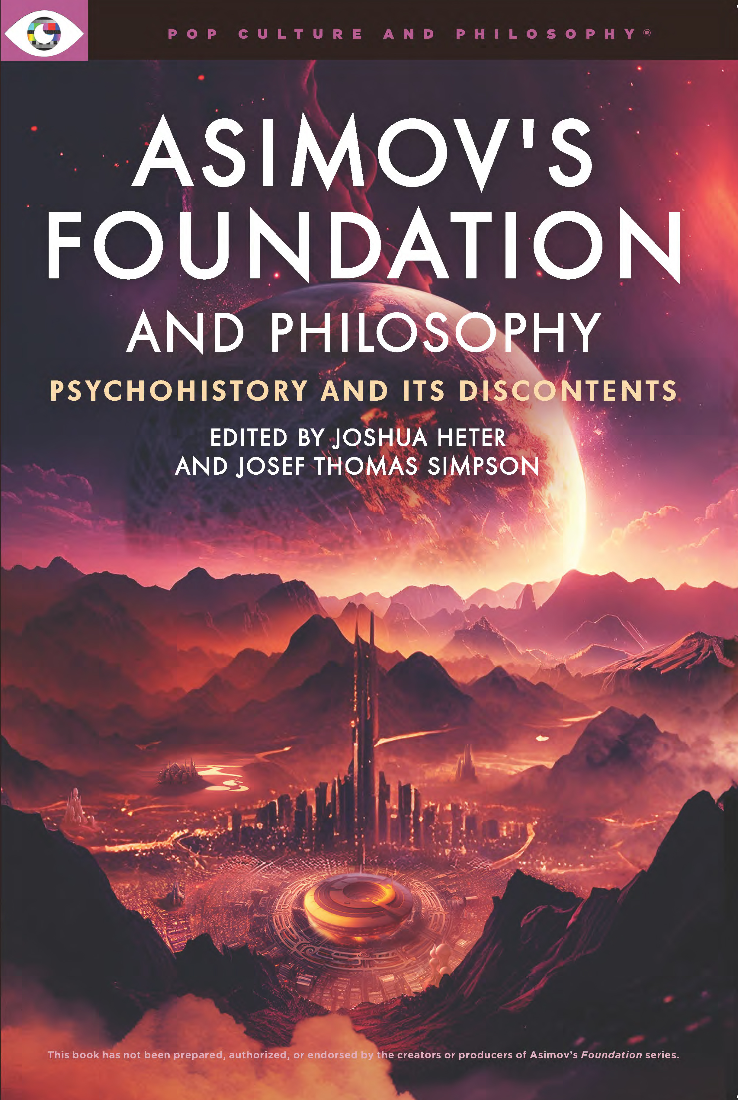Asimov's Foundation and Philosophy front cover from Carus Books final